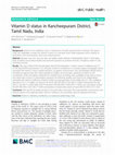 Research paper thumbnail of Vitamin D status in Kancheepuram District, Tamil Nadu, India