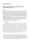 Research paper thumbnail of Claudia-Florentina Dobre Remembering World War II: Public Discourse, Monuments, and Personal Narratives in Romania 1