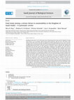 Research paper thumbnail of Food waste posing a serious threat to sustainability in the Kingdom of Saudi Arabia – A systematic review