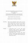 Research paper thumbnail of PERATURAN MENTERI KESEHATAN REPUBLIK INDONESIA NO.04 TAHUN 2019