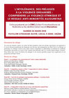 Research paper thumbnail of The CIRIC symposium : Intolerance, from prejudices to organized violence: understanding ethnic violence and the anti-minorities backlash today (Co-organizer, University of Quebec in Montreal)