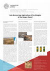 Research paper thumbnail of Late Bronze Age Agriculture at the Margins of the Negev Desert