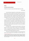 Research paper thumbnail of Reseña Enzo Traverso "Las nuevas caras de las derechas"