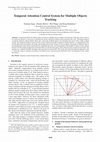 Research paper thumbnail of Temporal attention control system for multiple objects tracking