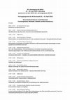 Research paper thumbnail of "Hierarchische Strukturen in der Bronzezeit" - Programm der AG Bronzezeit 1.-2.4.2019 in Würzburg