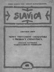 Research paper thumbnail of Nowy Testament Cieszyński i Prorocy Cieszyńscy. Analiza językowa staroczeskiego przekładu