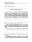 Research paper thumbnail of ANÁLISIS CRÍTICO DE LECTURA