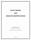 Research paper thumbnail of POLICY MAKING AND LEGISLATIVE DRAFTING STAGES