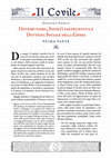 Research paper thumbnail of Distributismo, Società Partecipativa e Dottrina sociale della Chiesa. Prima parte