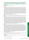 Research paper thumbnail of Los insultos entre homosexuales: ¿la transgresión de la heteronormatividad o la duplicación de valores de género?