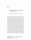 Research paper thumbnail of Necrophilic Empathy: An Urgent Reading of Miguel de Cervantes’s La Numancia