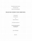 Research paper thumbnail of Praxes for Confident Music Improvising