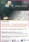 Research paper thumbnail of Journée d'études: 1619-2019 - Le 400e anniversaire de l'Harmonice mundi de Kepler