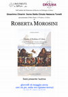 Research paper thumbnail of Universita' degli Studi di Siena. Presentazione del volume di Roberta Morosini "Dante, il Profeta e il Libro" (Roma, L' Erma di Bretschneider, 2018). Intervengono Gioachino Chiarini, Sonia Stella Chiodo e Natascia Tonelli