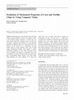 Research paper thumbnail of Prediction of Mechanical Properties of Corn and Tortilla Chips by Using Computer Vision