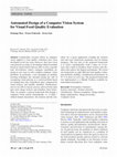 Research paper thumbnail of Automated Design of a Computer Vision System for Visual Food Quality Evaluation