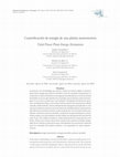 Research paper thumbnail of Cuantificación de energía de una planta mareomotriz Tidal Power Plant Energy Estimation