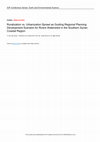 Research paper thumbnail of Ruralization vs. Urbanization Sprawl as Guiding Regional Planning: Development Scenario for Rivers Watershed in the Southern Syrian Coastal Region