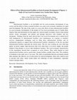 Research paper thumbnail of Effects of Poor Infrastructural Facilities on Socio-Economic Development of Nigeria: A Study of Ussa Local Government Area, Taraba State, Nigeria