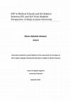 Research paper thumbnail of ESP in Medical Schools and the Balance between EFL and ELF from Students' Perspective: A Study at Jazan University