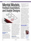 Research paper thumbnail of Mental Models, Feedback Expectations, and Usable Designs