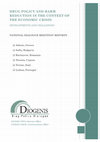 Research paper thumbnail of DRUG POLICY AND HARM REDUCTION IN THE CONTEXT OF THE ECONOMIC CRISIS DEVELOPMENTS AND CHALLENGES NATIONAL DIALOGUE MEETINGS' REPORTS