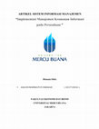 Research paper thumbnail of "Implementasi Manajemen Keamanan Informasi pada Perusahaan "