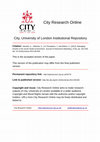 Research paper thumbnail of City Research Online