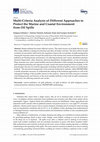 Research paper thumbnail of Marine Science and Engineering Article Multi-Criteria Analysis of Different Approaches to Protect the Marine and Coastal Environment from Oil Spills