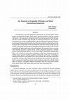 Research paper thumbnail of An Analysis of Liquidity Efficiency of Select Aluminium Industries