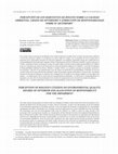 Research paper thumbnail of Percepción de los habitantes de Bogotá sobre la calidad ambiental, grado de optimismo y atribución de responsabilidad sobre su deterioro