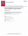 Research paper thumbnail of What undecidability does: enduring racism in the context of indigenous resurgence in Bolivia