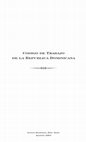 Research paper thumbnail of Santo Domingo, Rep. Dom. Agosto 2007 Codigo de Trabajo de la Republica Dominicana