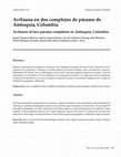 Research paper thumbnail of Avifauna of two paramo complexes in Antioquia, Colombia