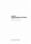 Research paper thumbnail of Journal of Foreign Languages and Cultures, Vol. 2 No. 2