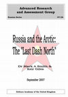 Research paper thumbnail of Russia and the Arctic: the "Last Dash North"