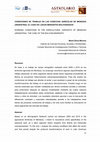 Research paper thumbnail of CONDICIONES DE TRABAJO EN LAS COSECHAS AGRÍCOLAS DE MENDOZA (ARGENTINA). EL CASO DE LAS/OS MIGRANTES BOLIVIANAS/OS