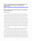 Research paper thumbnail of Forced Civil Society? Associational Life, Philanthropy, and the Indianapolis Turnerverein in the 1920s.