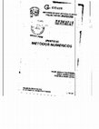 Research paper thumbnail of t:a' UNIVERSIDAD NACIONAL AUTONOMA DE MEXI 0 FACUL TAD DE INGENifRIA 605484 CAJA 157 METODOS NUMERICOS DIVISION DE Cl ICIAS BASICAS DEPARTAMENTO DE MATEMATICAS APLIOADAS