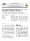 Research paper thumbnail of Effects of different probiotic complexes of lactic acid bacteria on growth performance and gut environment of weaned piglets