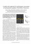 Research paper thumbnail of A multi-scale approach for performance assessment of hydrogenated graphene Field-Effect Transistors