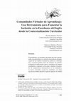 Research paper thumbnail of Comunidades virtuales de aprendizaje: una herramienta para fomentar la inclusión en la enseñanza del inglés desde la contextualización curricular