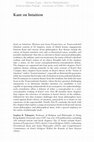 Research paper thumbnail of Chapter Title: Intuition as a Blend of Cognition and Consciousness: An Examination of the Philosophies of Kant and Krishnamurti [pp. 200-215]