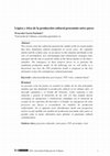 Research paper thumbnail of Lógica y ética de la producción cultural procomún entre pares