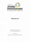 Research paper thumbnail of PROGRAMA XI Jornada Jóvenes Investigadores en Historia del Derecho