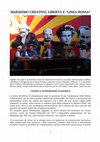 Research paper thumbnail of MARXISMO CREATIVO, LIBERTÀ E "LINEA ROSSA"