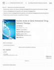 Research paper thumbnail of Nucleic Acids as Gene Anticancer Drug Delivery Therapy - 1st Edition