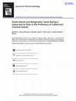 Research paper thumbnail of Small Islands and Marginality: Santa Barbara Island and its Role in the Prehistory of California's Channel Islands