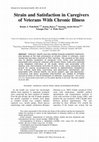 Research paper thumbnail of Strain and satisfaction in caregivers of veterans with chronic illness