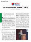 Research paper thumbnail of Interview with Korea TESOL